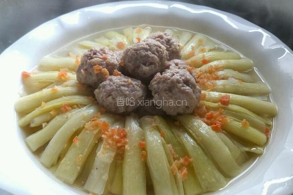 开洋蒲菜肉圆的做法图解11