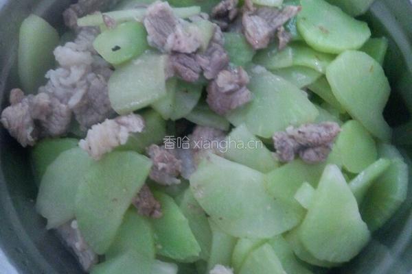 懒人版莴苣炒肉的做法图解5