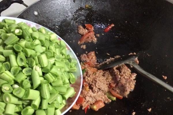 四季豆炒肉末的做法图解6