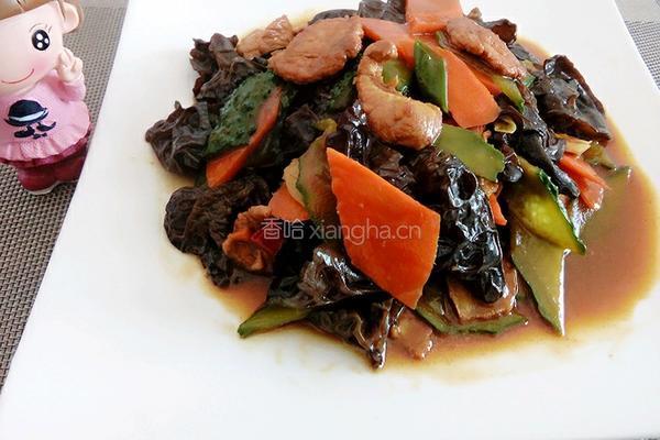 木耳炒肉片的做法图解8