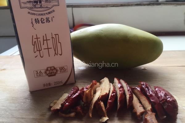 燕麦牛奶红枣粥的做法图解1