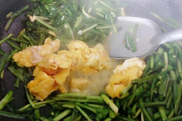 韭菜炒鸡蛋的做法图解9