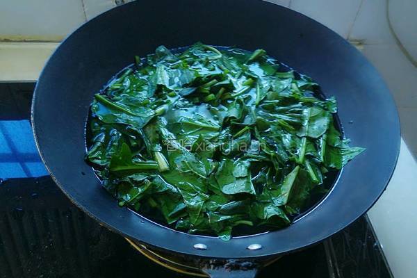 凉拌菠菜的做法图解8