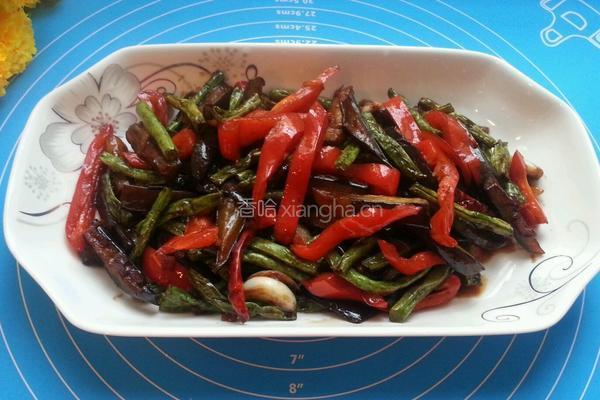 茄子烧豆角的做法图解13