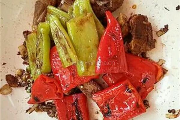 双椒炒排骨的做法图解8