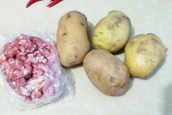 肉沫土豆丝的做法图解1