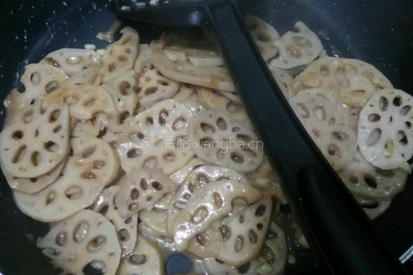 清炒莲藕的做法图解8