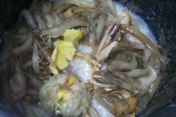 海鲜粥的做法图解4
