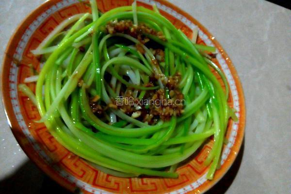 凉拌蒜苔的做法图解4