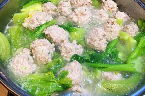 芥菜肉丸汤的做法图解6