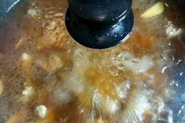 黄豆酱萝卜烧牛肉的做法图解8