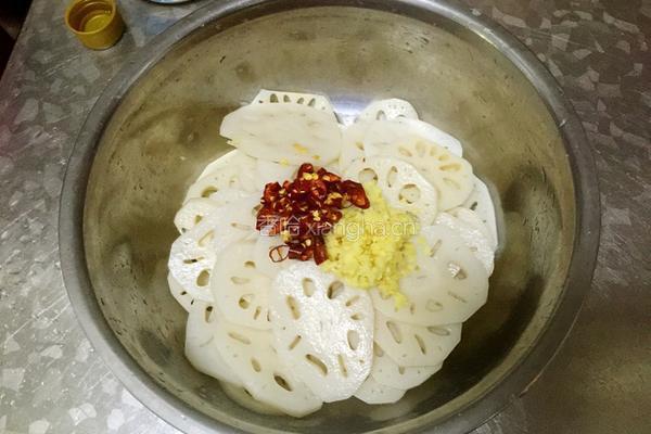 凉拌藕片的做法图解6