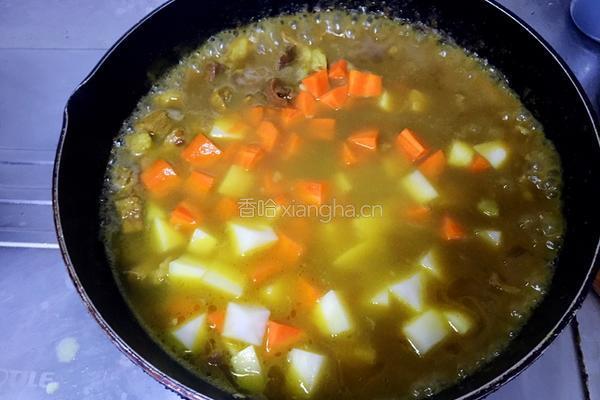 咖喱牛肉饭的做法图解11