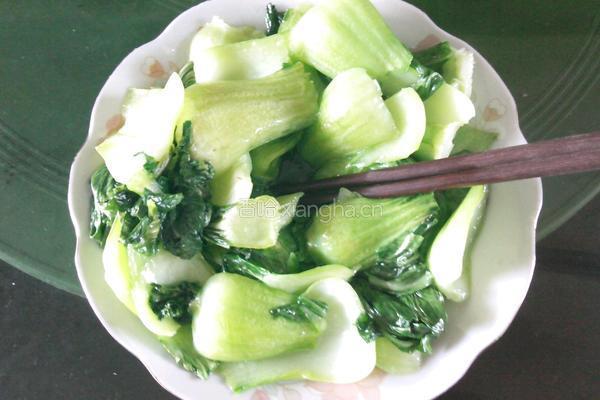 炒青菜的做法图解5