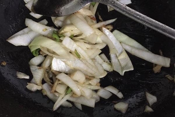 肉丝葱头杏鲍菇的做法图解5