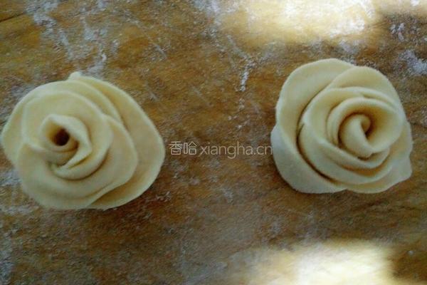 牛奶玫瑰花馒头的做法图解13