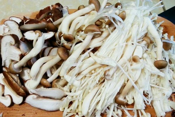 豆腐衣包菌菇的做法图解2