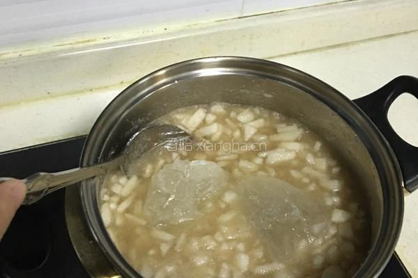桂花雪梨酱的做法图解4