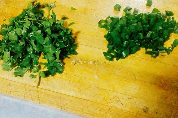 小葱拌豆腐的做法图解3