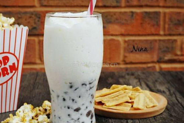 椰香红豆冰的做法图解4