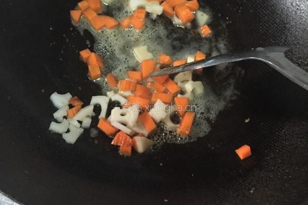 菠萝炒饭的做法图解4