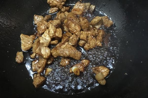 蒜苔炒肉片的做法图解5