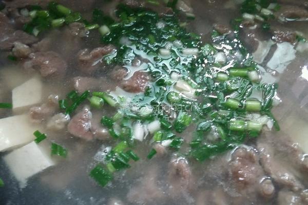 肉片豆腐汤的做法图解8
