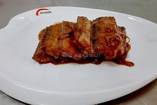 煎焖带鱼的做法图解4