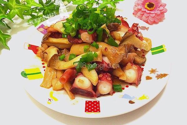 蒜香杏鲍菇章鱼的做法图解7