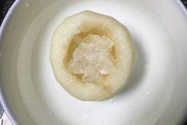 冰糖雪梨水与玛玢蛋糕的做法图解1