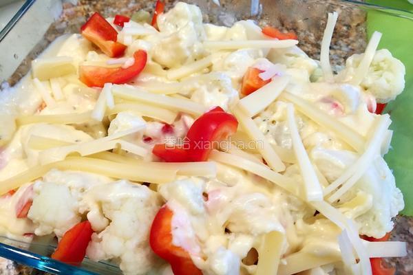 奶汁焗花椰菜(Cauliflower Gratin)的做法图解9