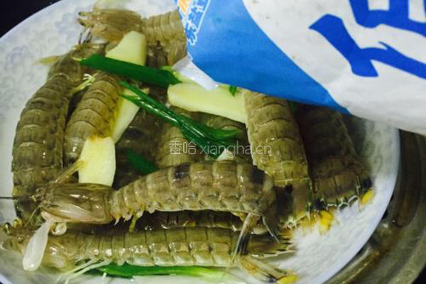 清蒸皮皮虾的做法图解5