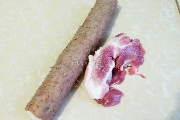 肉丝炒山药的做法图解1