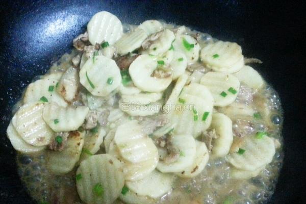 肉丝炒山药的做法图解7