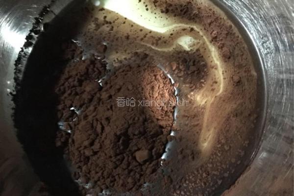 巧克力可可戚风的做法图解1