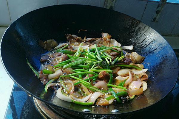 风味豆豉回锅肉的做法图解12