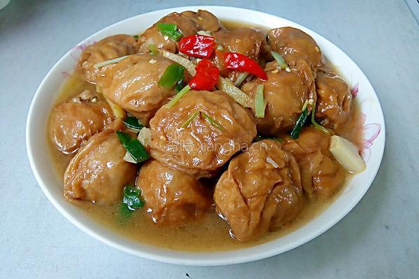 面筋果塞肉的做法图解9