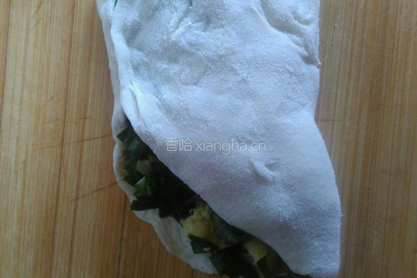 韭菜盒子的做法图解14