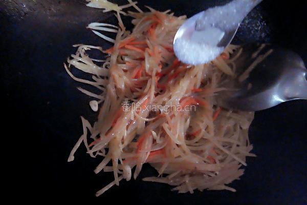 咖香土豆丝的做法图解8
