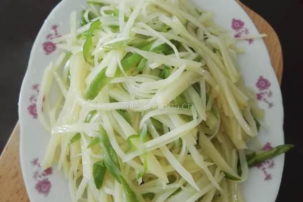 青椒土豆丝的做法图解6