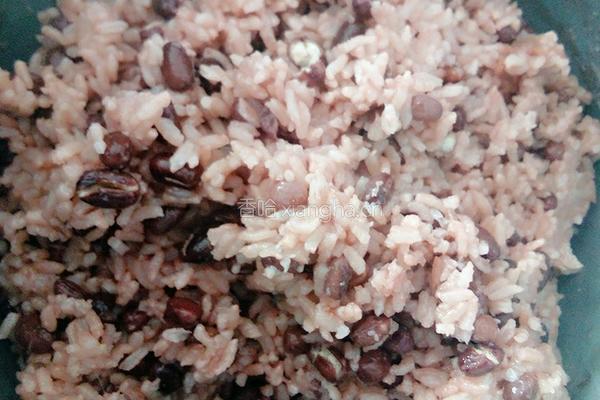 红小豆焖白米饭的做法图解8