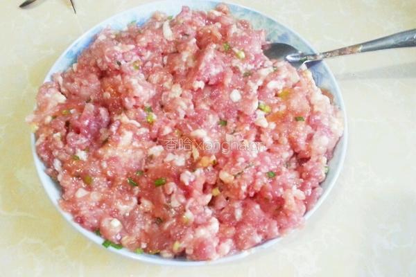 油面筋塞肉的做法图解3