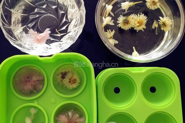 水信玄饼(樱花&茉莉&菊花)的做法图解3