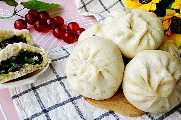 虾仁小白菜包子的做法图解17