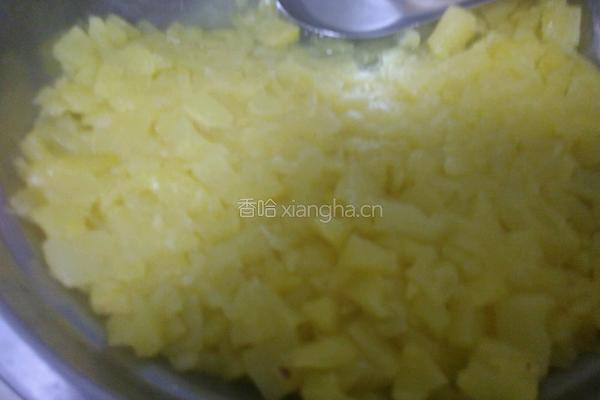 菠萝果肉饼干的做法图解5