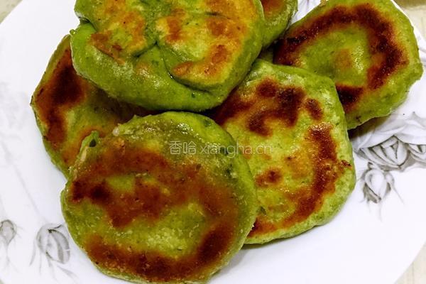 翡翠藕饼的做法图解6