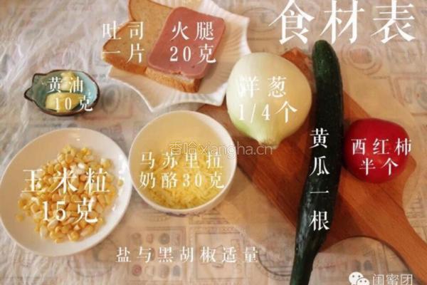 快手早餐吐司披萨的做法图解1
