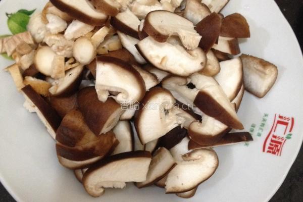 蘑菇肉酱汁的做法图解3