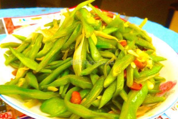 爆炒刀豆的做法图解6