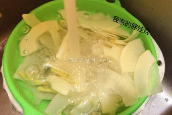 春笋炒肉片的做法图解3